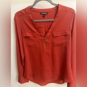 (2) Express Zipper Blouse for $30